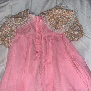 Lassie Togs | Dresses | Vintage Lassie Togs Dress Size 3t Pink Polka ...